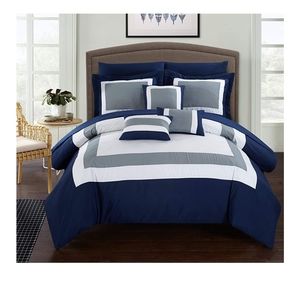 NWT 10 Pcs Hypoallergenic Comforter Queen Set